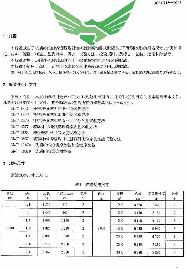 ͸gPʽ䓃ИI(y)˜JC/T718-2012